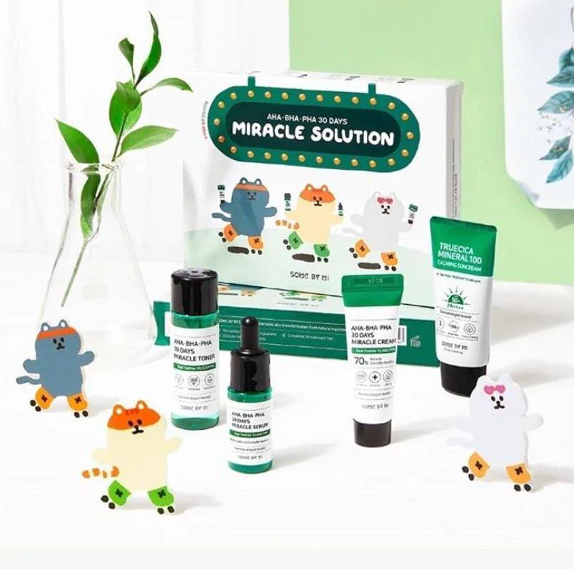 AHA BHA PHA 30 Days Miracle Solution 4-Step Kit - Image 2