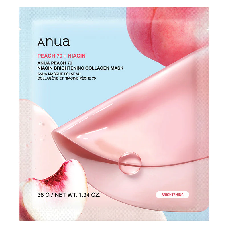 Peach 70+ Niacin Brightening Collagen Mask