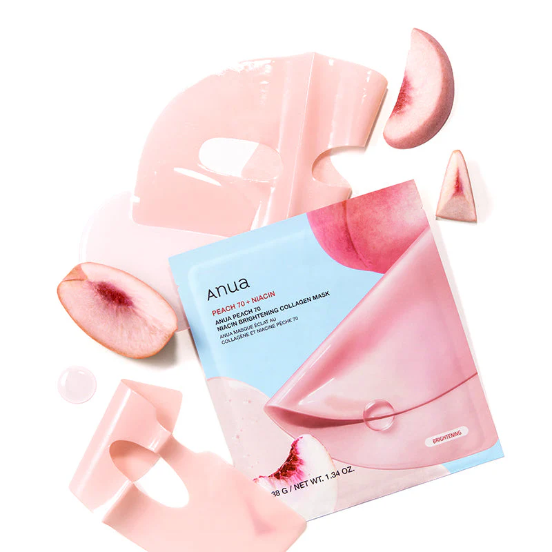 Peach 70+ Niacin Brightening Collagen Mask - Image 5