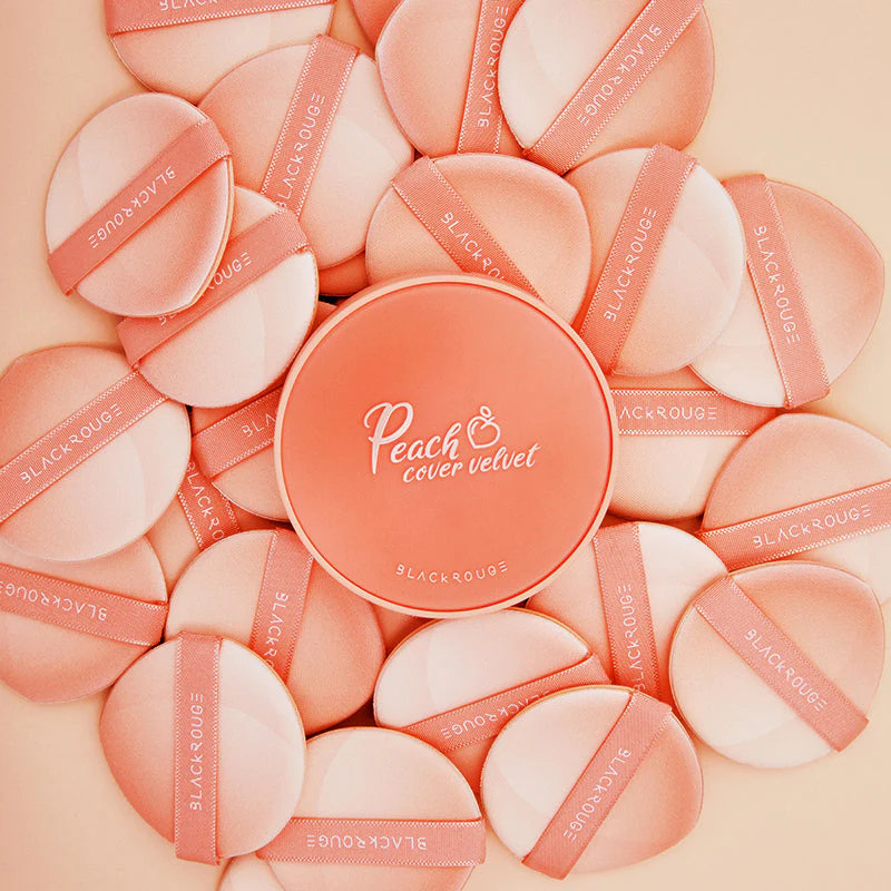 Peach Cover Velvet Cushion - Image 7