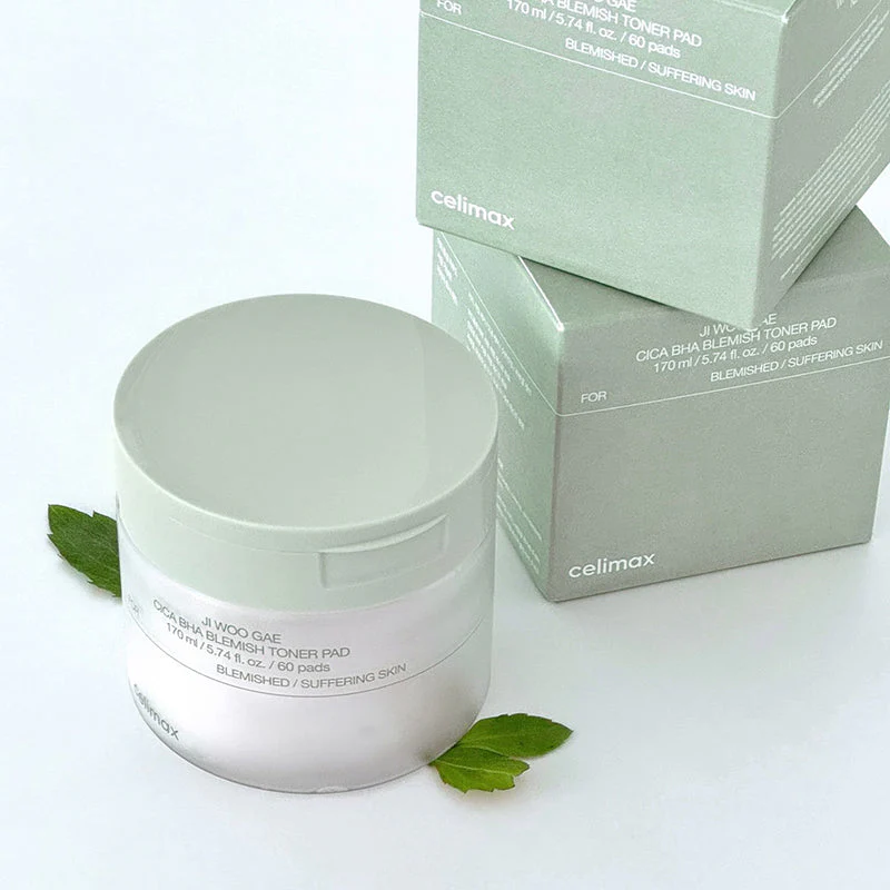 Ji Woo Gae Cica BHA Blemish Toner Pad - Image 9