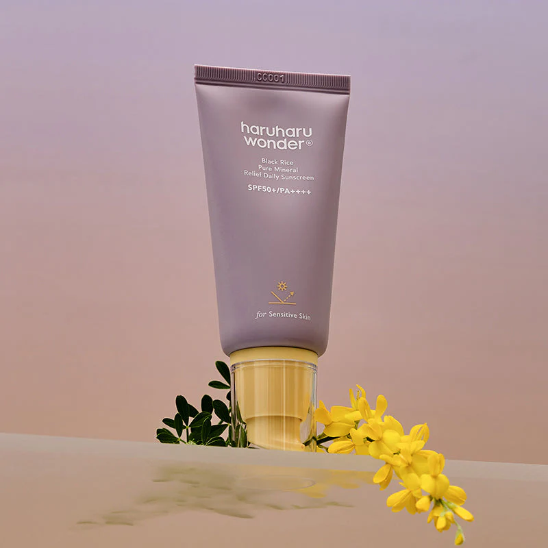 Black Rice Pure Mineral Relief Daily Sunscreen SPF50+ PA++++ - Image 2