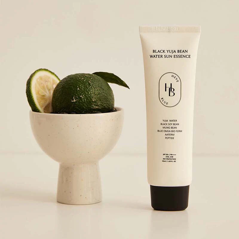 Black Yuja Bean Water Sun Essence - Image 5