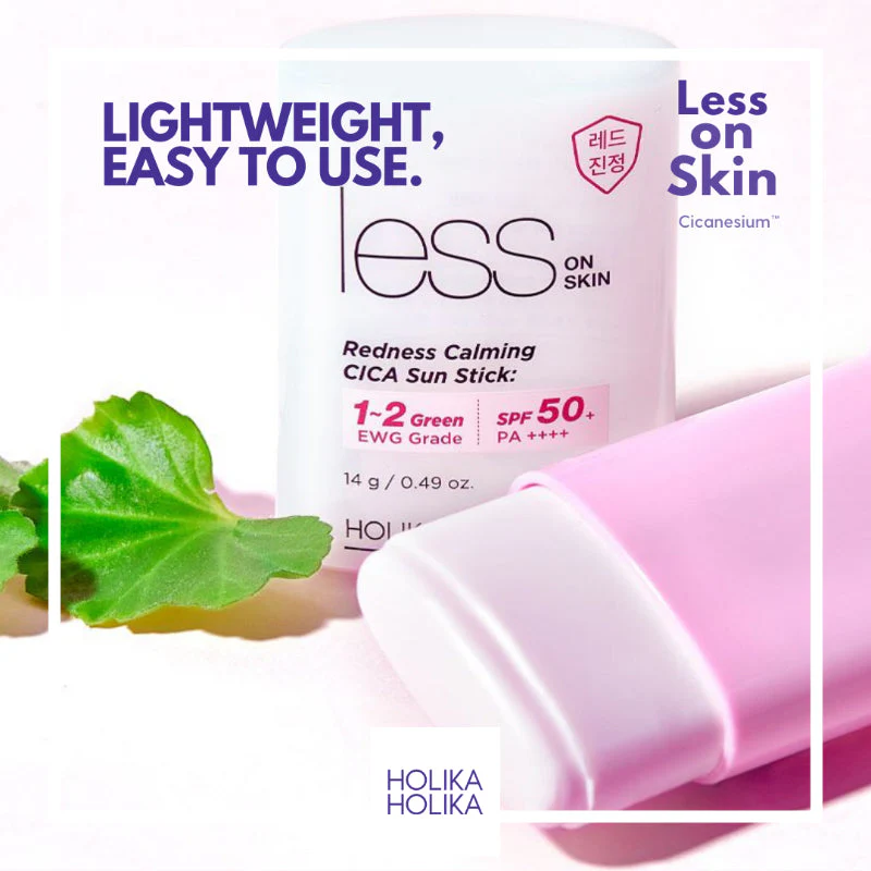 Less On Skin Redness Calming Cica Sun Stick SPF50 - Image 3