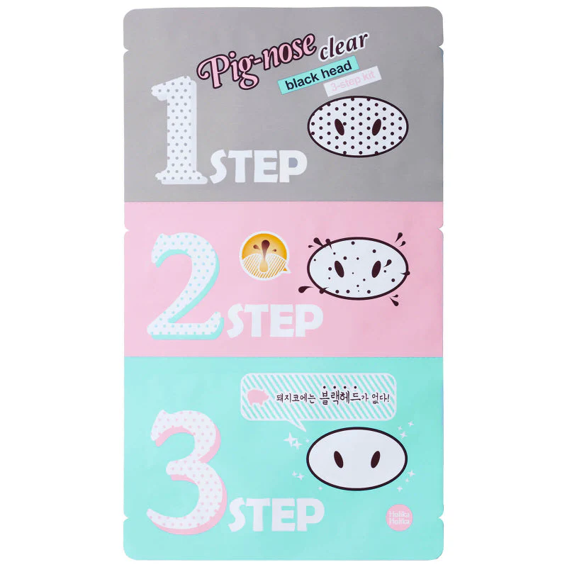 Pig Nose Clear Black Head 3 Step Kit