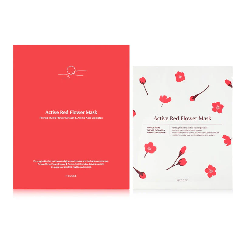 Active Red Flower Mask - Image 3