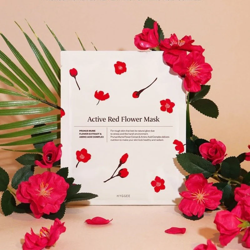 Active Red Flower Mask - Image 4