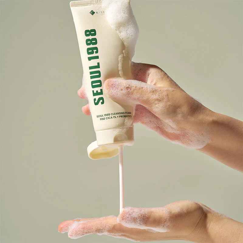 SEOUL 1988 Cleansing Foam : Pine Cica 1% + Probiotics - Image 2