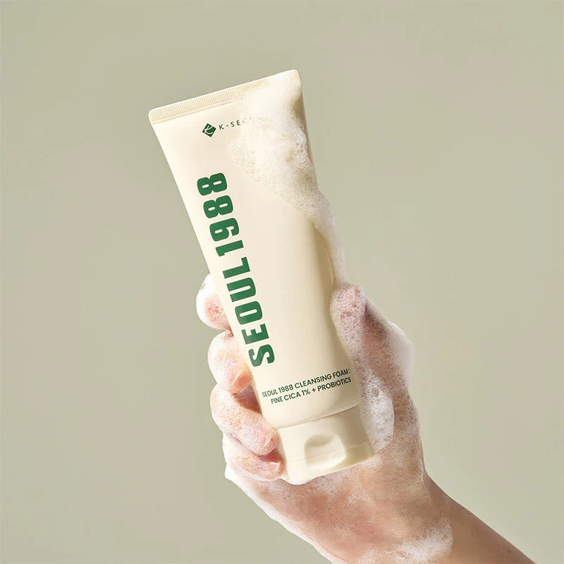 SEOUL 1988 Cleansing Foam : Pine Cica 1% + Probiotics - Image 4