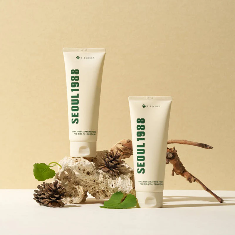 SEOUL 1988 Cleansing Foam : Pine Cica 1% + Probiotics - Image 7