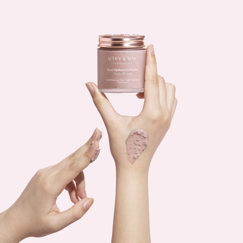 Rose Hyaluronic Hydra Wash Off Pack - Image 4