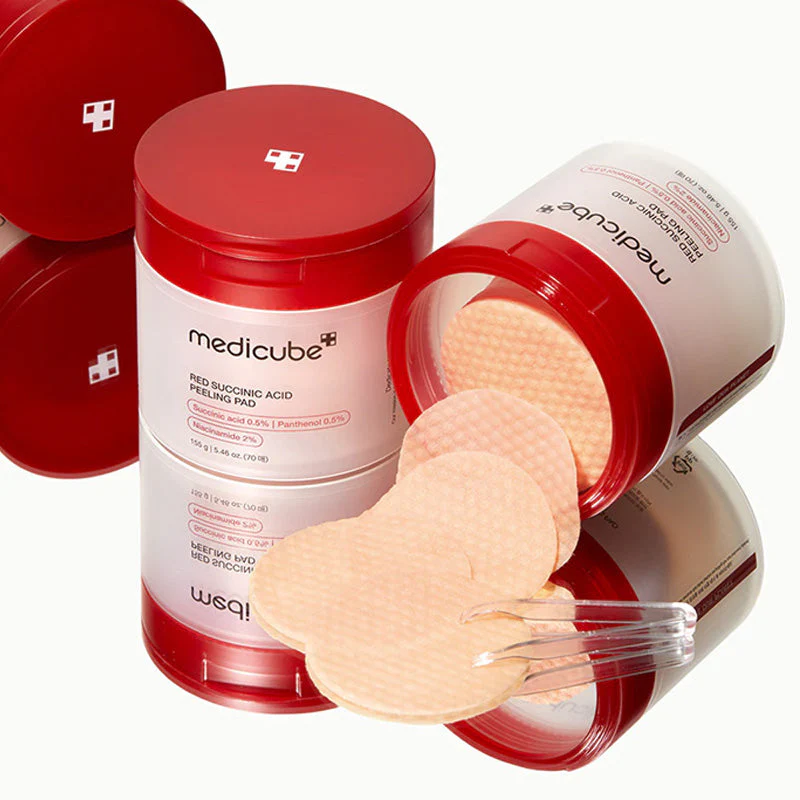 Red Succinic Acid Peeling Pad - Image 8