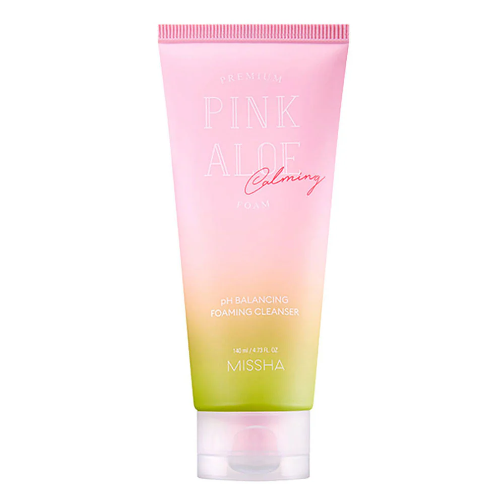 Premium Pink Aloe Balancing ph Foaming Cleanser