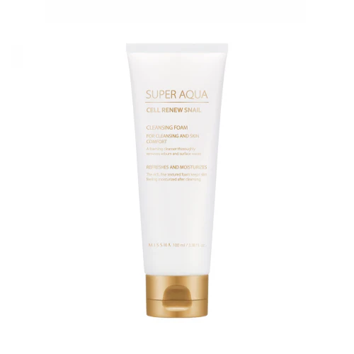 Super Aqua Cell Renew Snail Cleansing Foam