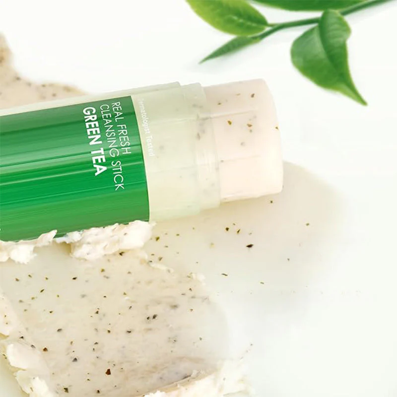 Dermalogy Real Fresh Cleansing Stick Green Tea - Image 7