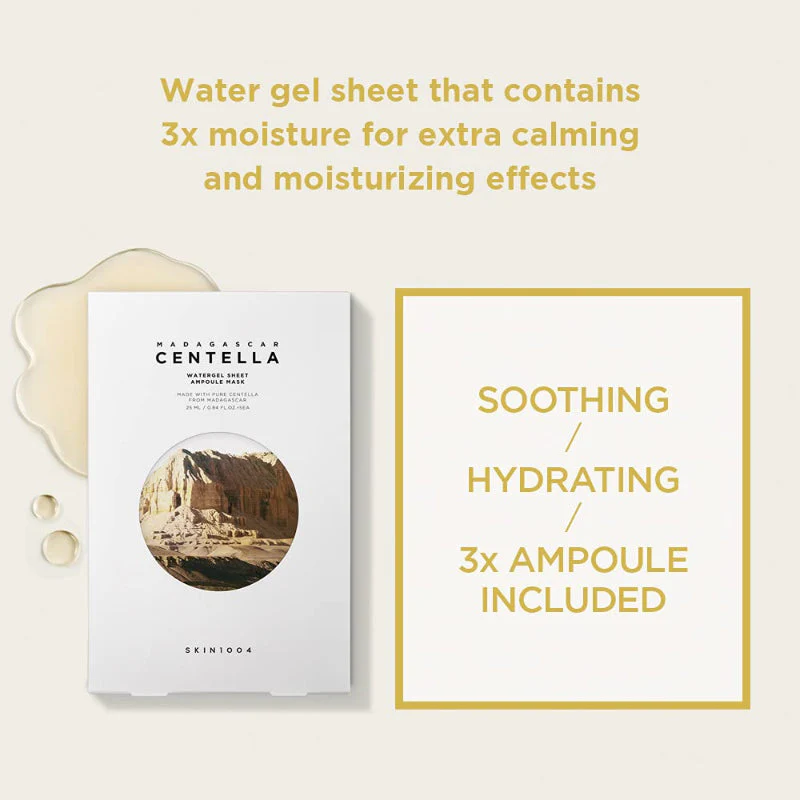 Madagascar Centella Watergel Sheet Ampoule Mask - Image 5
