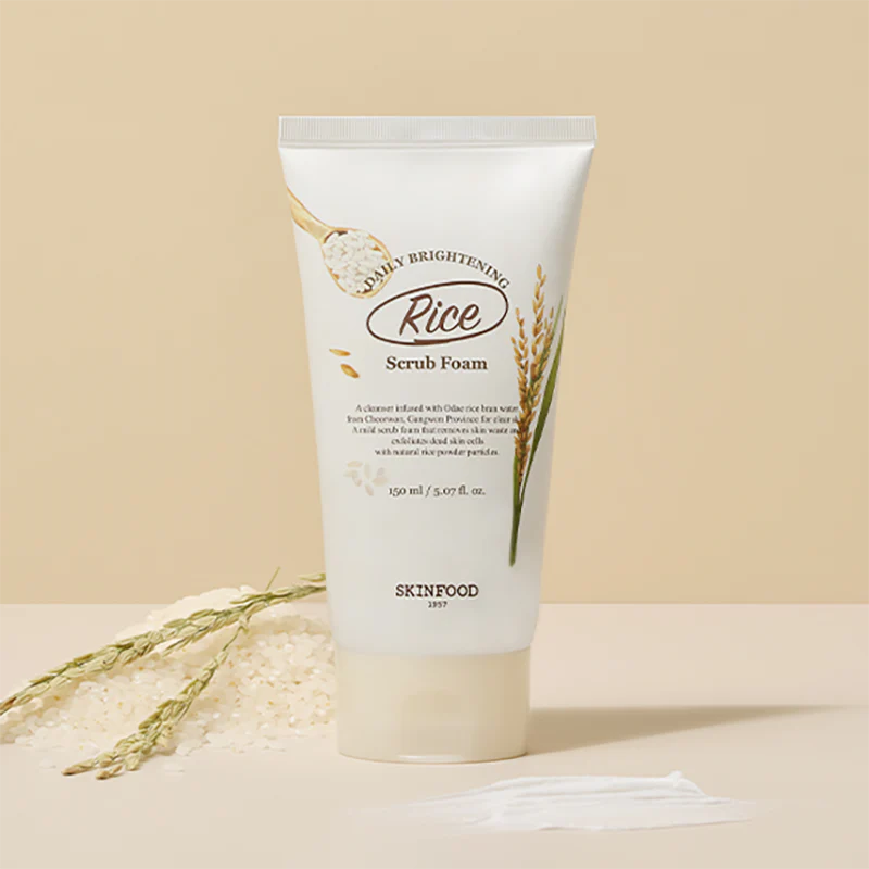 Rice Daily Brightening Scrub Foam - Image 2