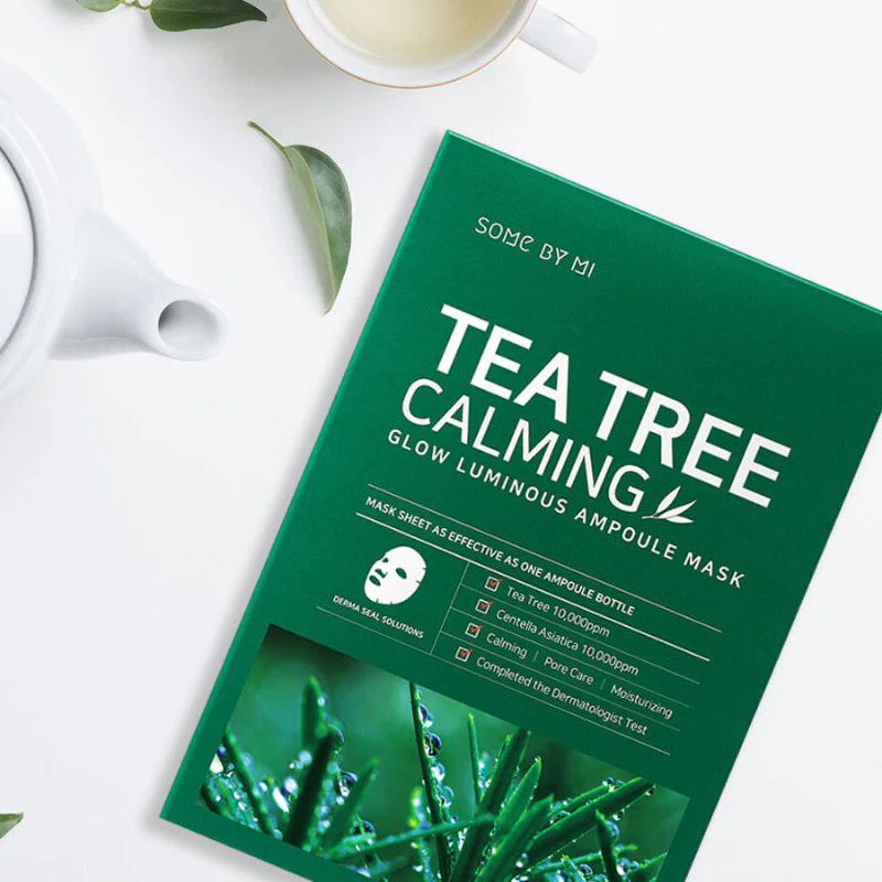 Tea Tree Calming Glow Luminous Ampoule Mask - Image 4