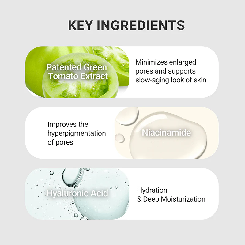 Green Tomato Pore Lifting Ampoule+ - Image 5
