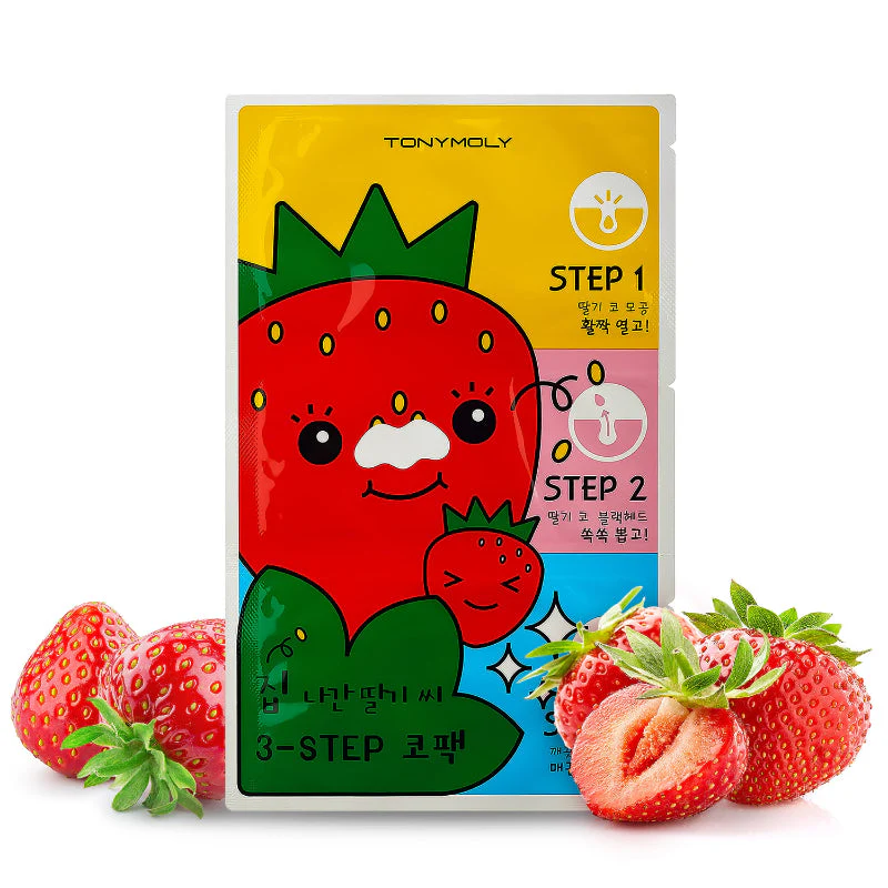 Runaway Strawberry 3-step Nose pack - Image 3